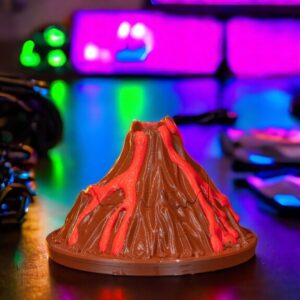 Handcrafted Exploding Volcano Mist Maker Humidifier - 3d Printed Home Decor Essential